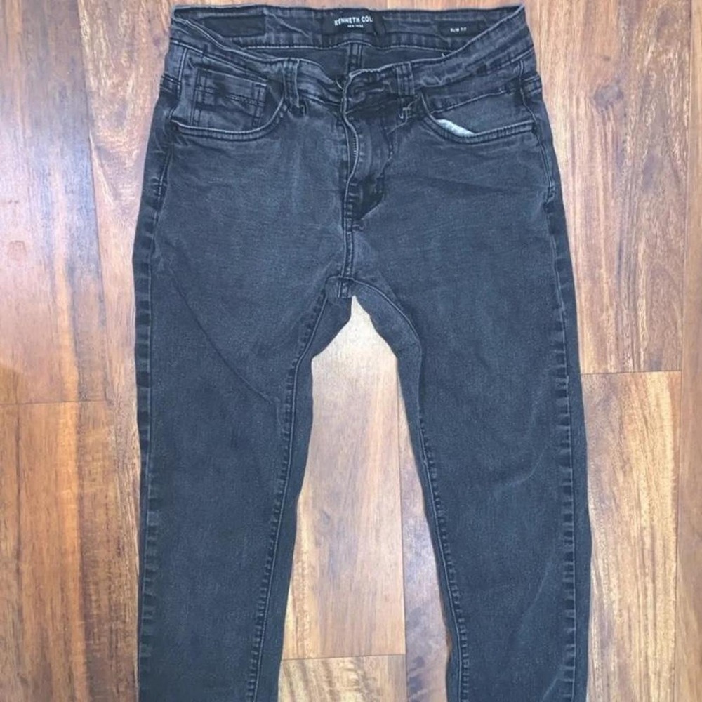 Womens Kenneth Cole black slim fit jeans 28x30